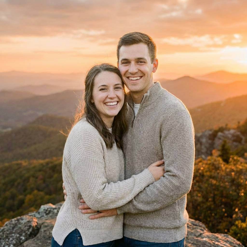 Try this easy prompt on your own couple photo.