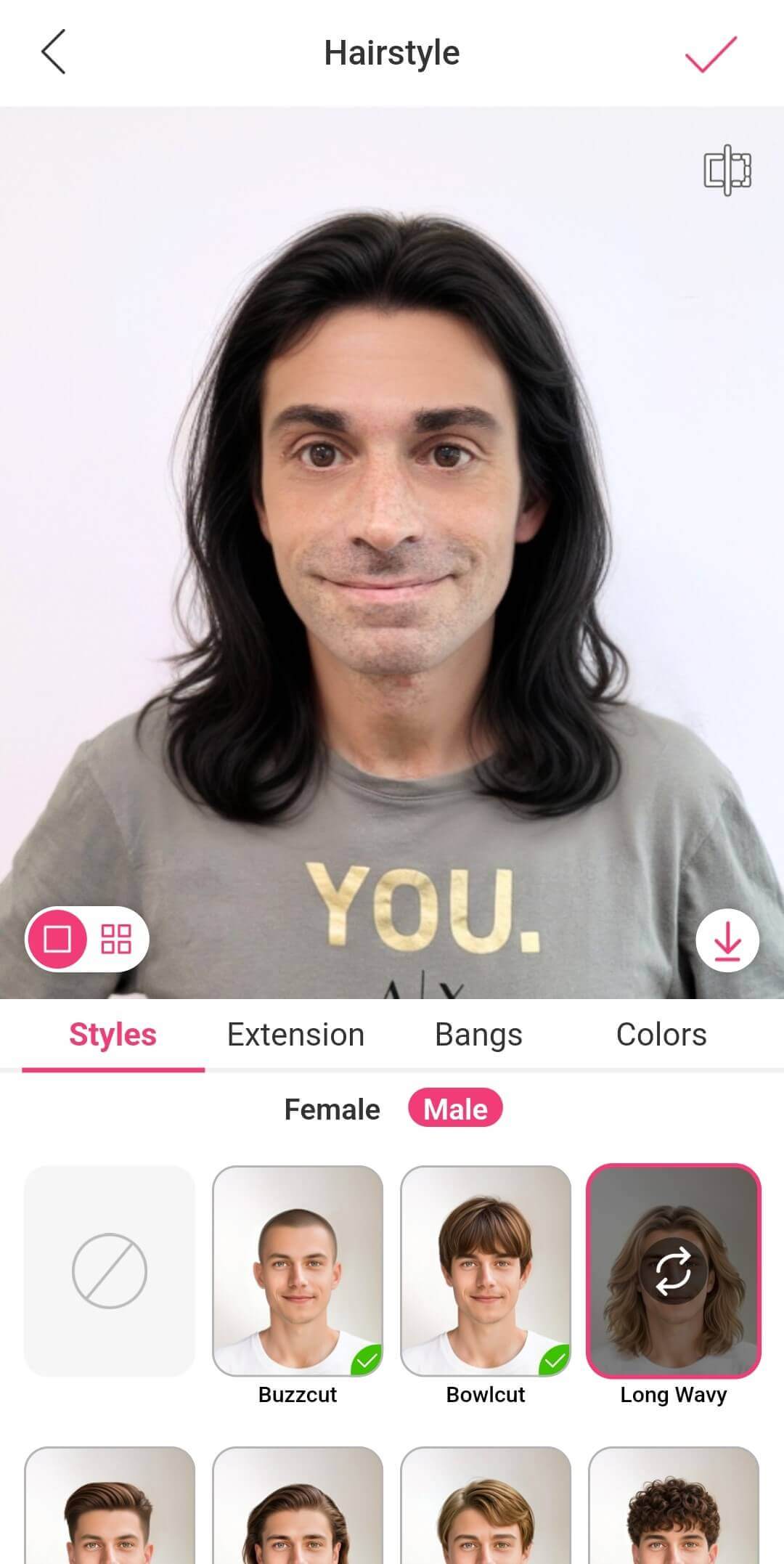 YouCam Makeup: app taglio capelli uomo YouCam Makeup: app taglio capelli uomo