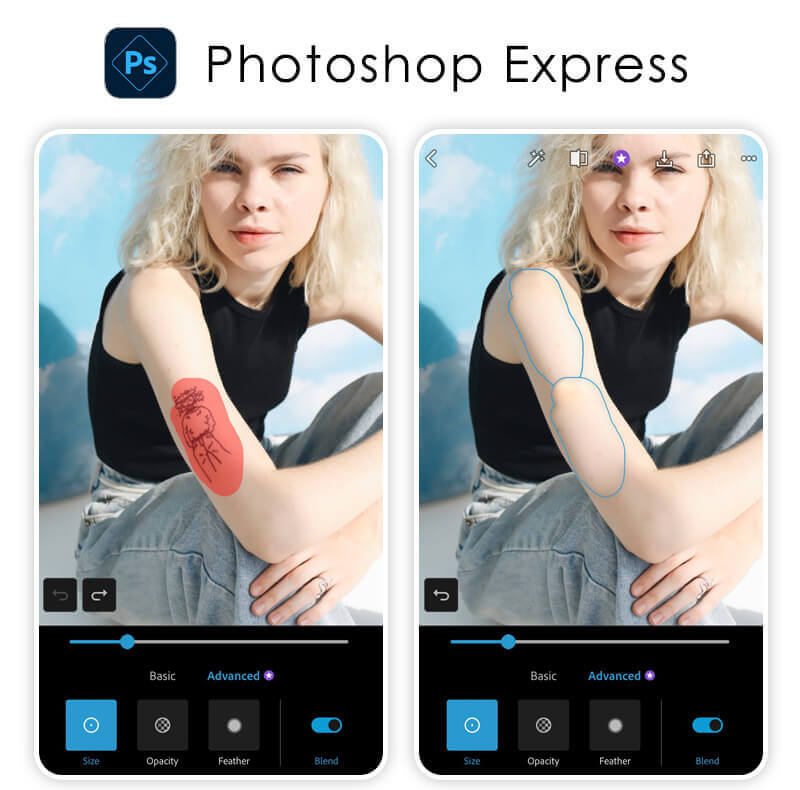 Adobe photoshop express : supprimer objets et gens sur photo