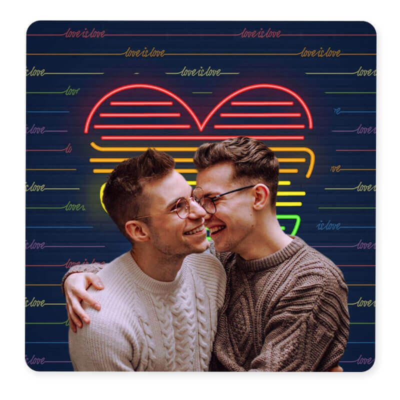 Valentine's Day Background - Love ECG