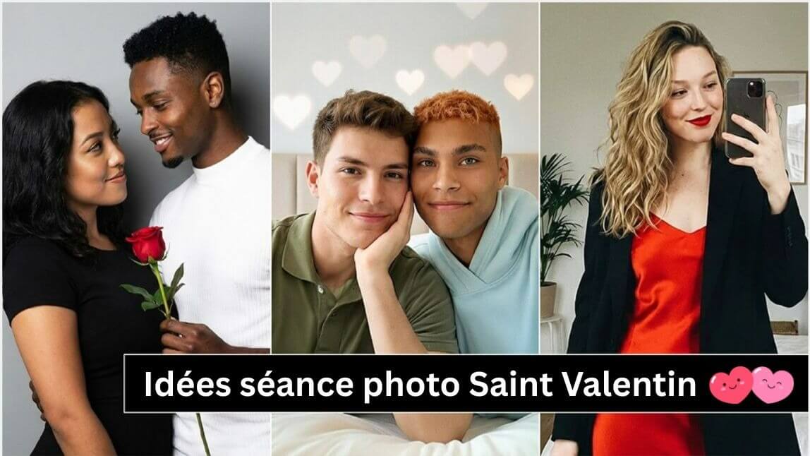 Idées de séance photo pour la Saint-Valentin : mignonnes, fun et faciles