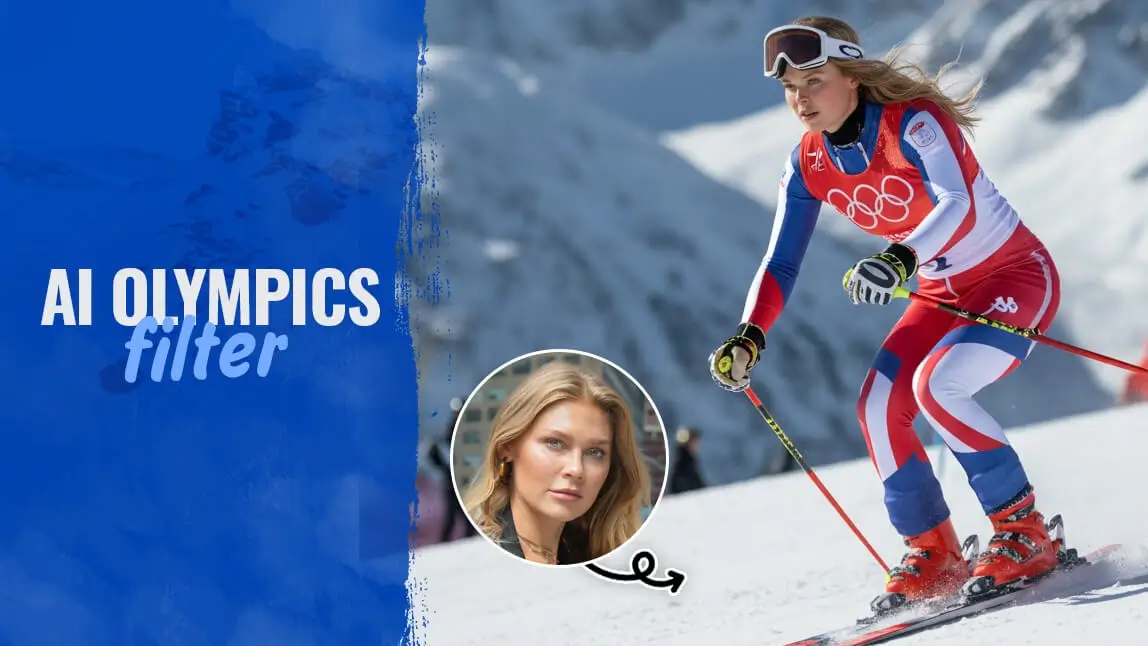 Winter Olympics Filter: Turn Yourself into a Random Olympics Athlete with AI