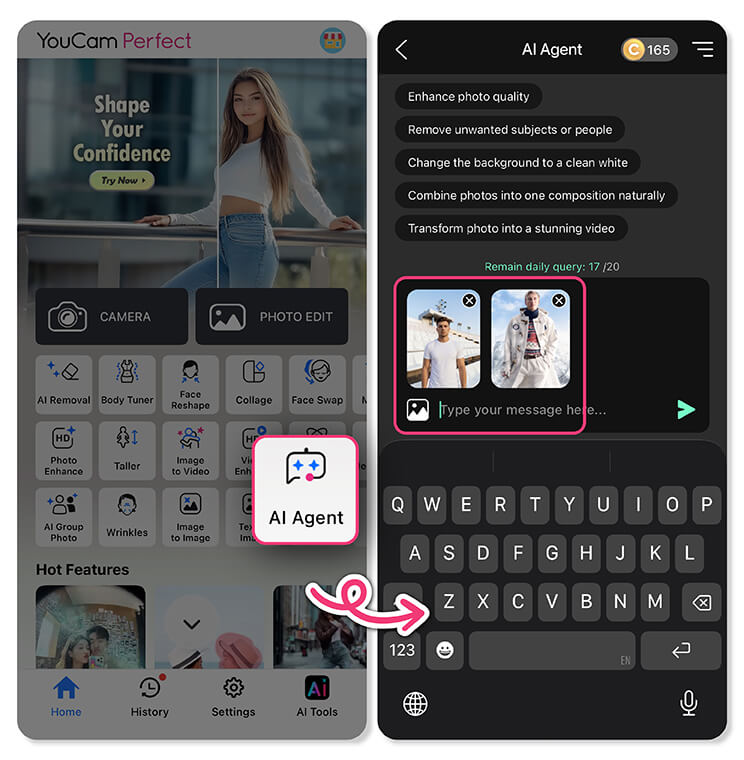 Try Winter Olympics Outfit with AI Agent