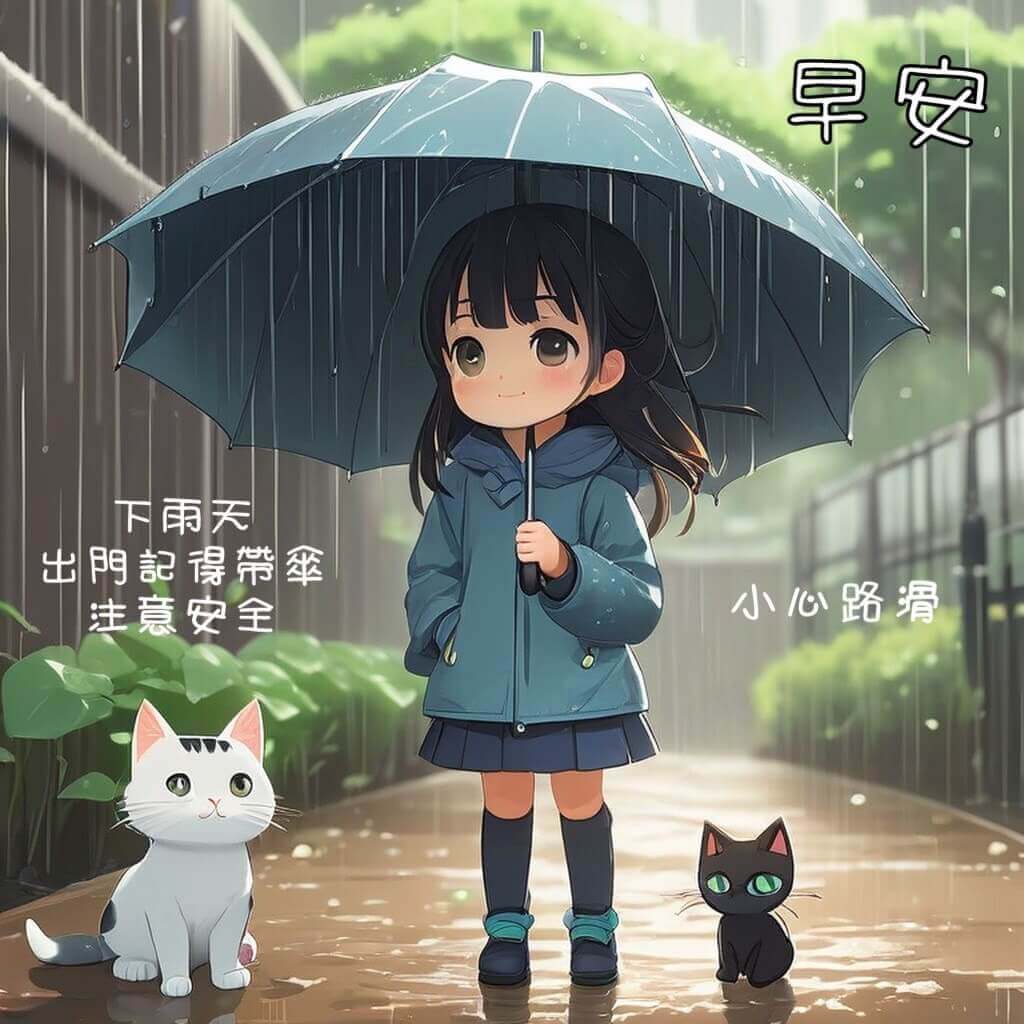 2025 最新早安圖 | 下雨天早安圖