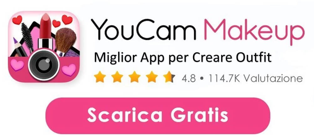 Miglior app per prova vestiti online: YouCam Makeup