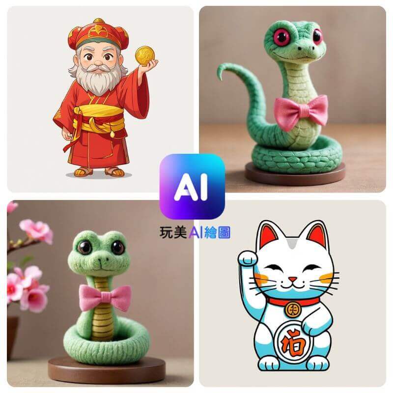 2025 新年快樂拜年圖製作