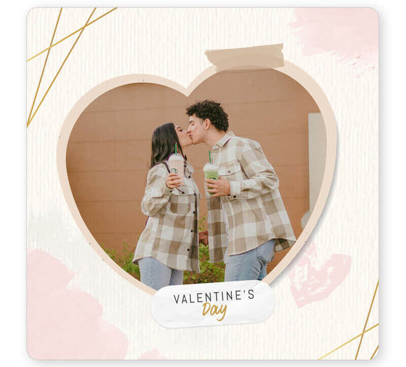 Cute Valentine Cutouts Template