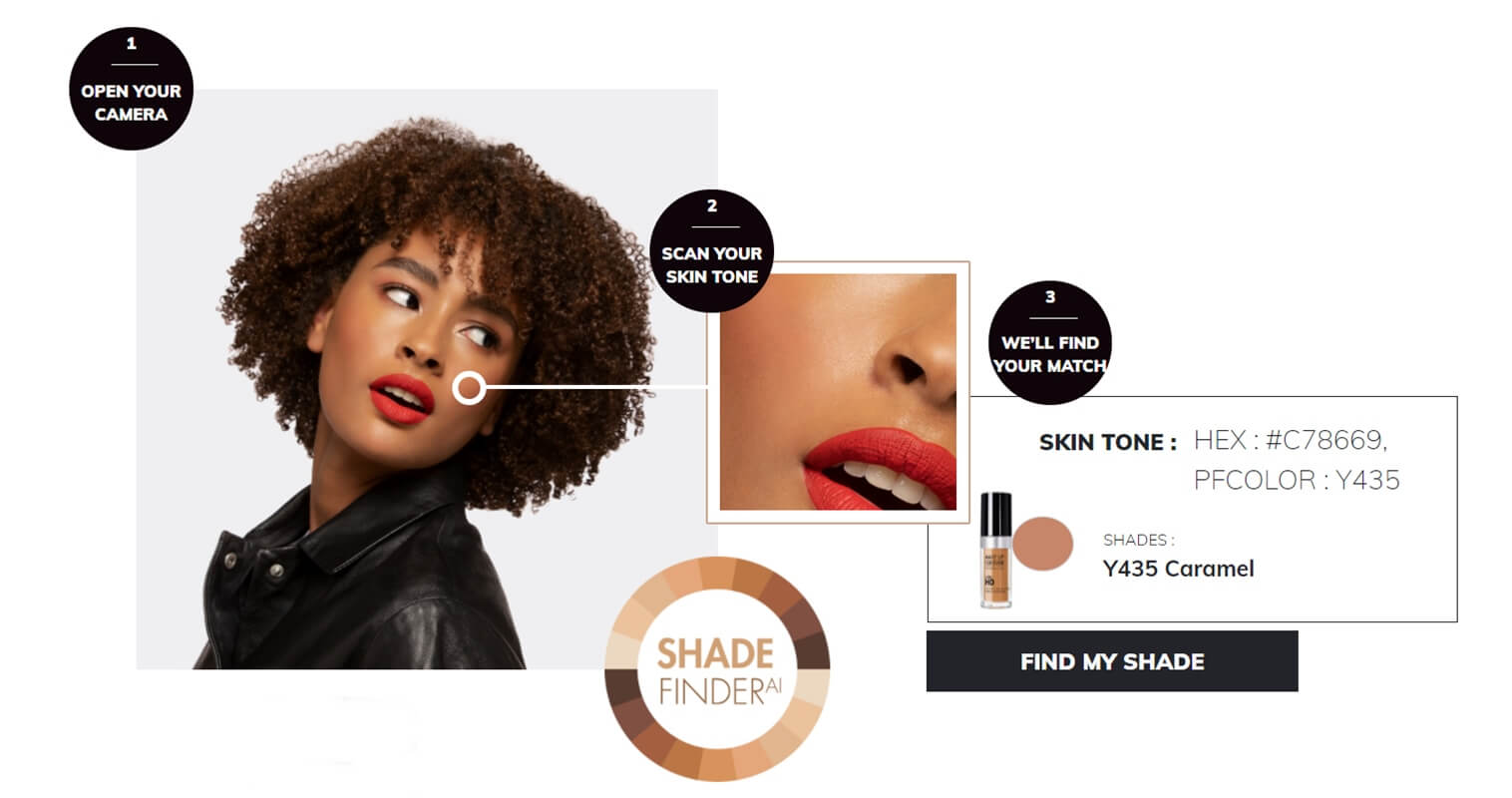 Make Up For Ever Foundation Shade Matcher