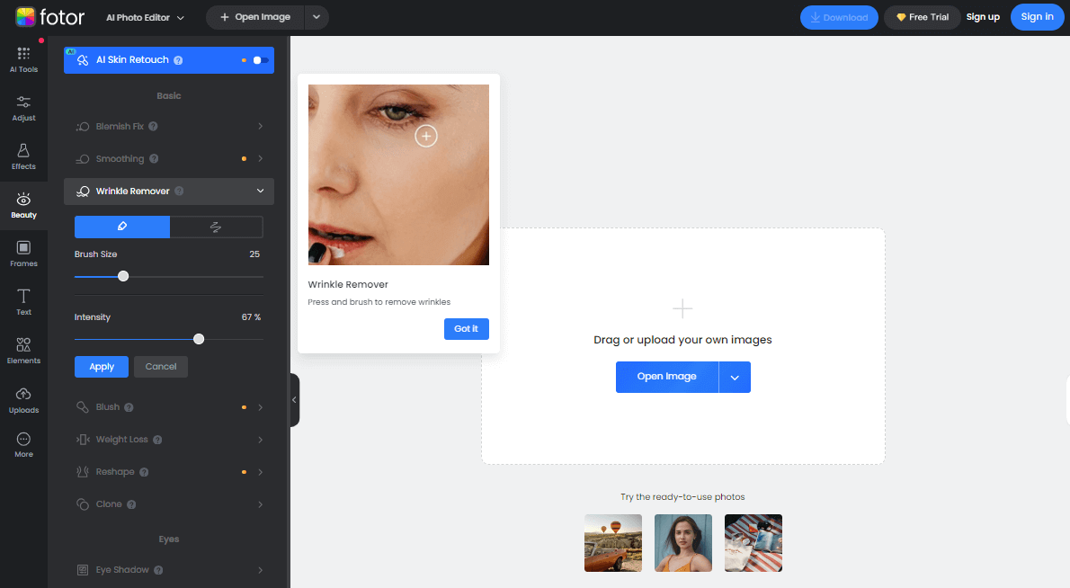 Fotor editor de fotos online e app