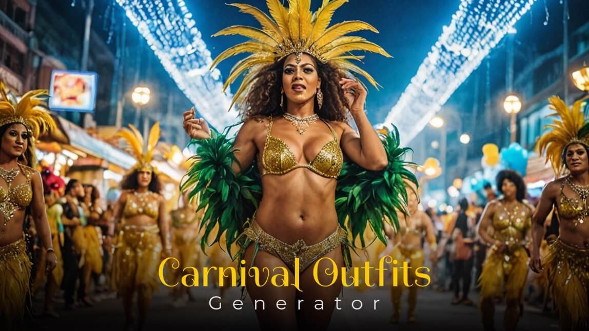 Brazil Carnival Outfit Generator: Make Carnival Costumes for Parade with AI