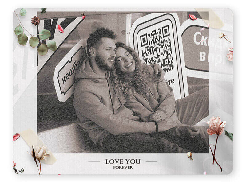 Forever Love Photo Card Template
