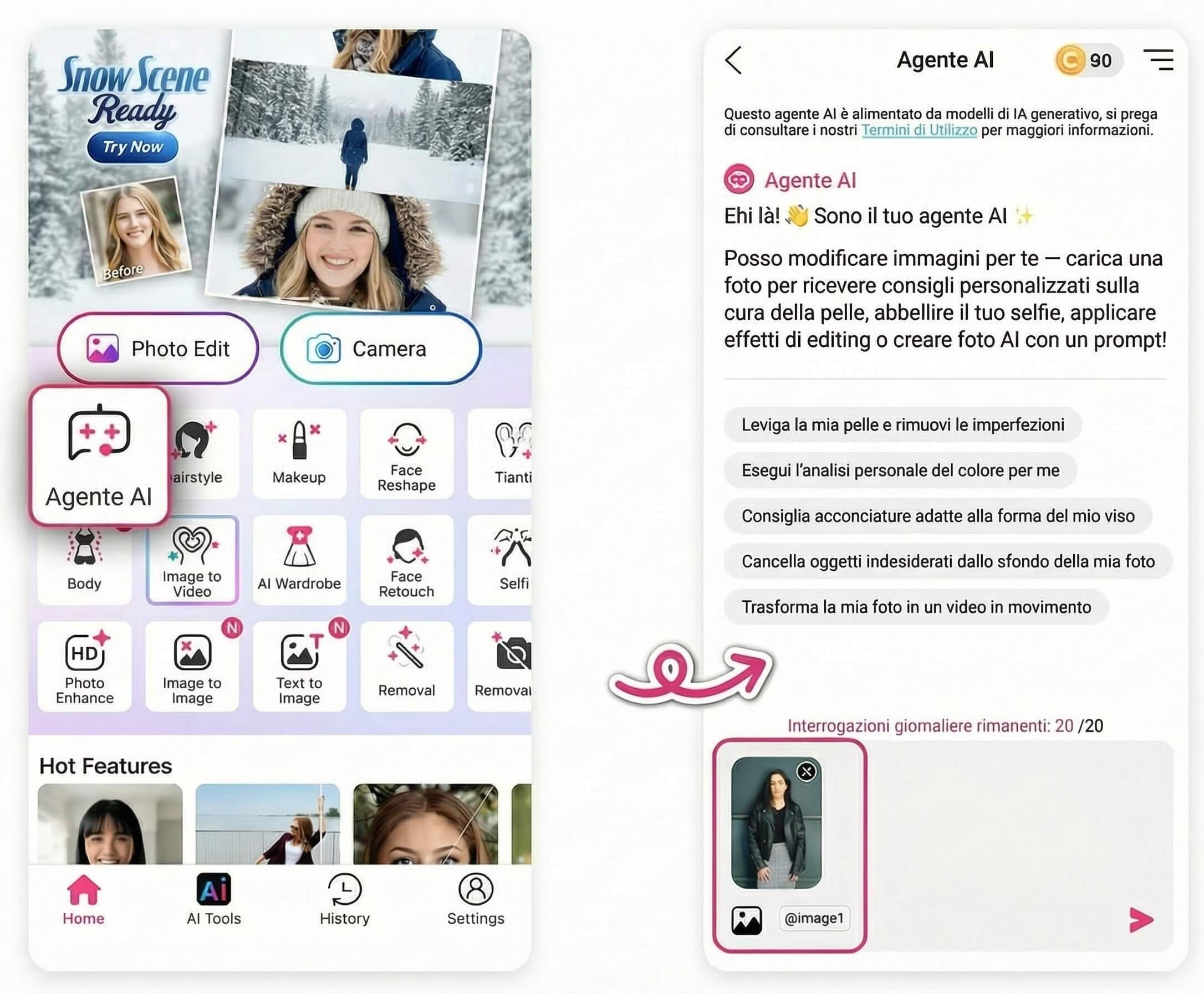 Scarica l'App per Creare Outfit Online Gratis e Apri Agente AI