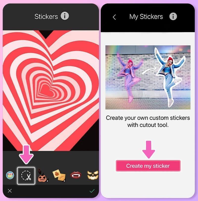 Erfahre, wie du mit dieser Sticker-App eigene Sticker erstellen kannst.