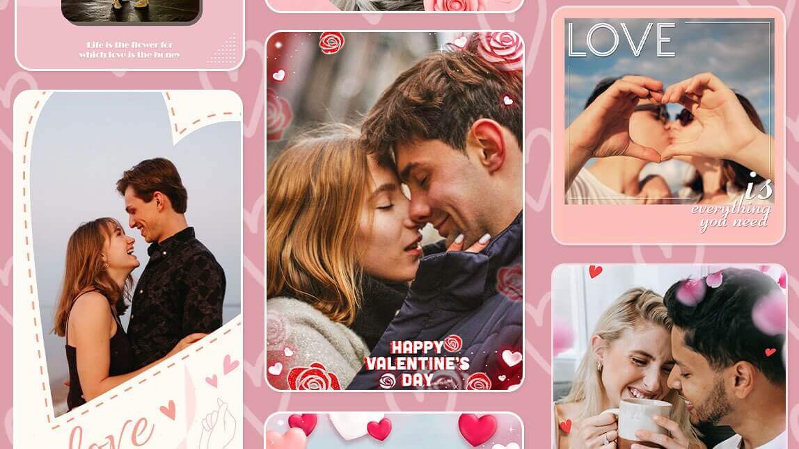 2025'te Sevgililer Günü Fotoğraf Çerçevesi İçin En İyi 5 Uygulama ve Web Sitesi
