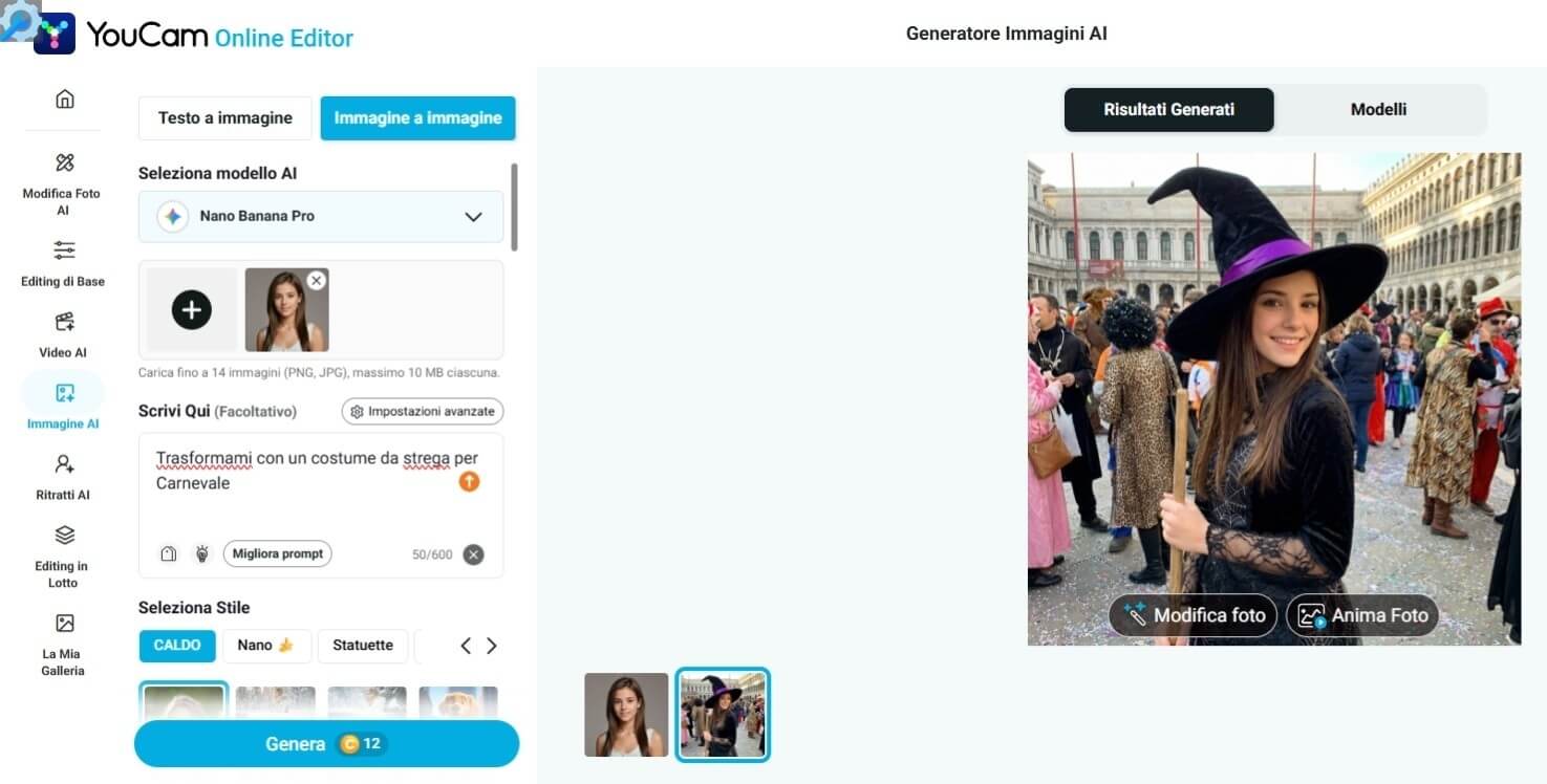 Come Creare Outfit Online Gratis per Carnevale 2026: Generatore di Immagini AI