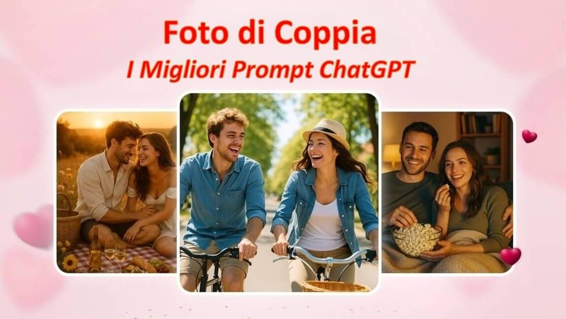 20 prompt per foto di coppia con ChatGPT da provare subito