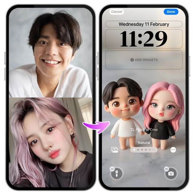 情侶桌布製作教學步驟