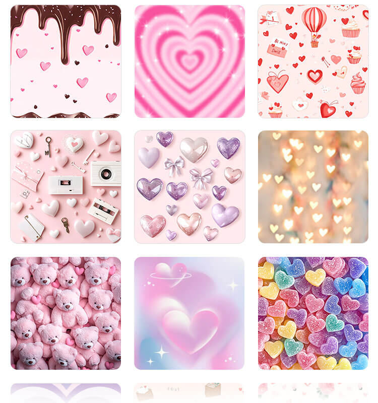 Add Dreamy Valentine's Day Backgrounds to Your Couple Pics