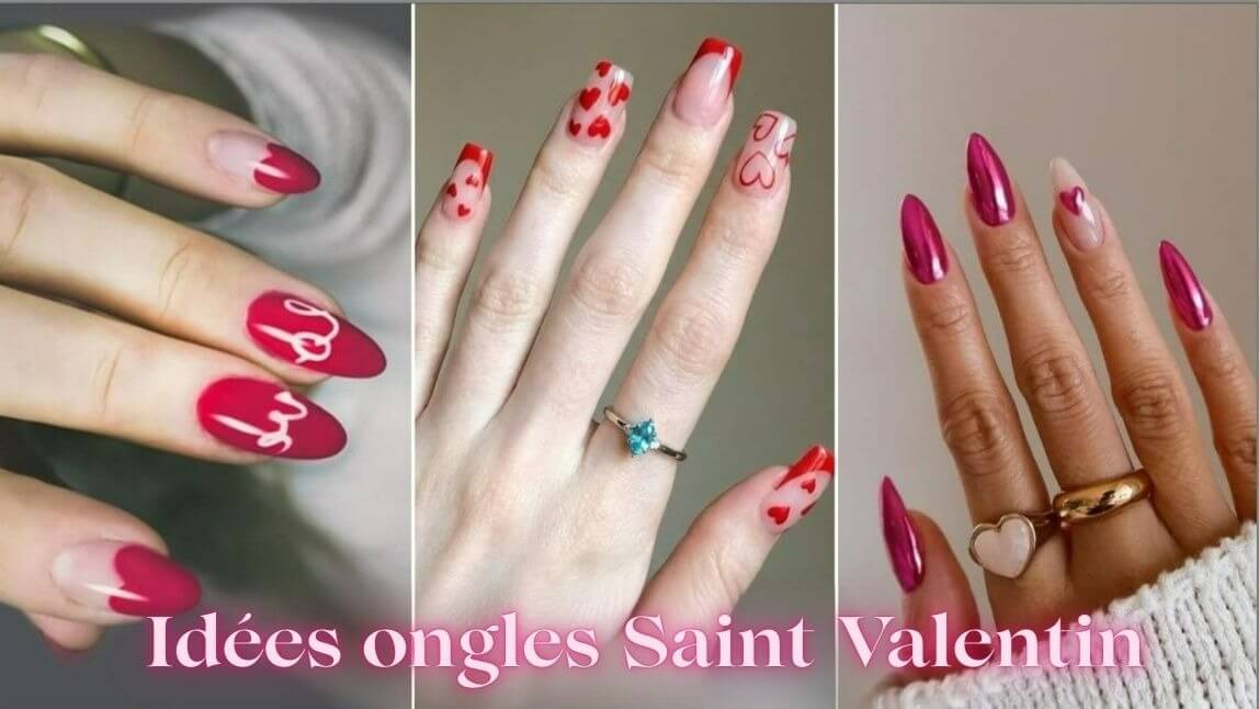 25 idées de nail art de Saint-Valentin mignonnes mais chic pour 2026