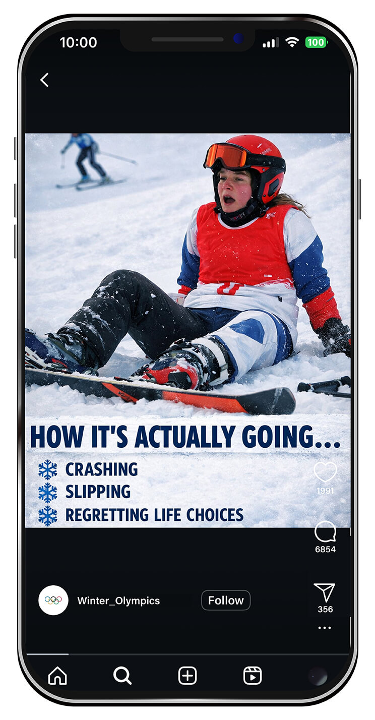 Optimize your Olympic memes for mobile viewing. Customize Olympic meme sizing for social media.