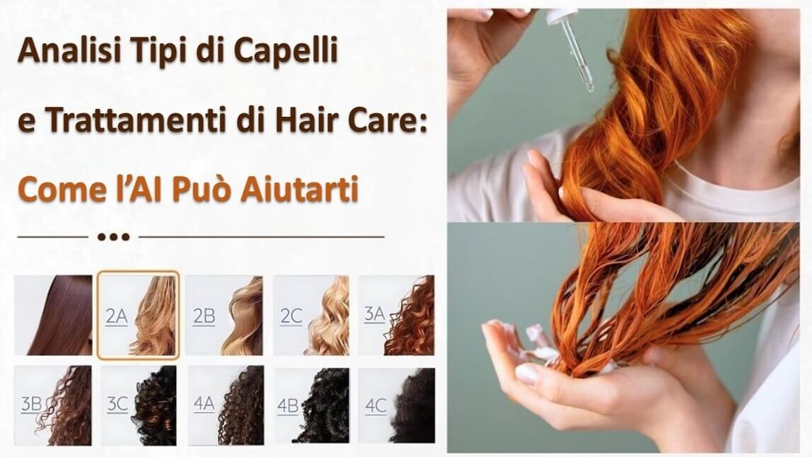 Analisi Tipi di Capelli AI Per Consigli di Hair Care Routine