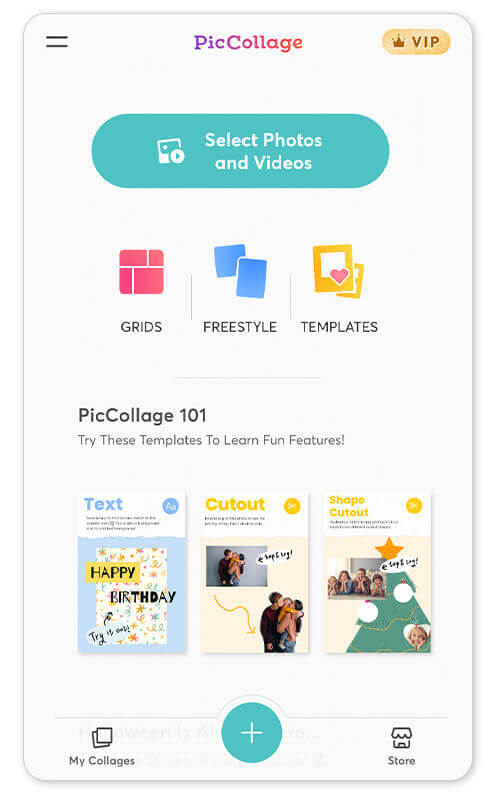 App Interface : Meilleure application collage photo gratuit pour montage photo