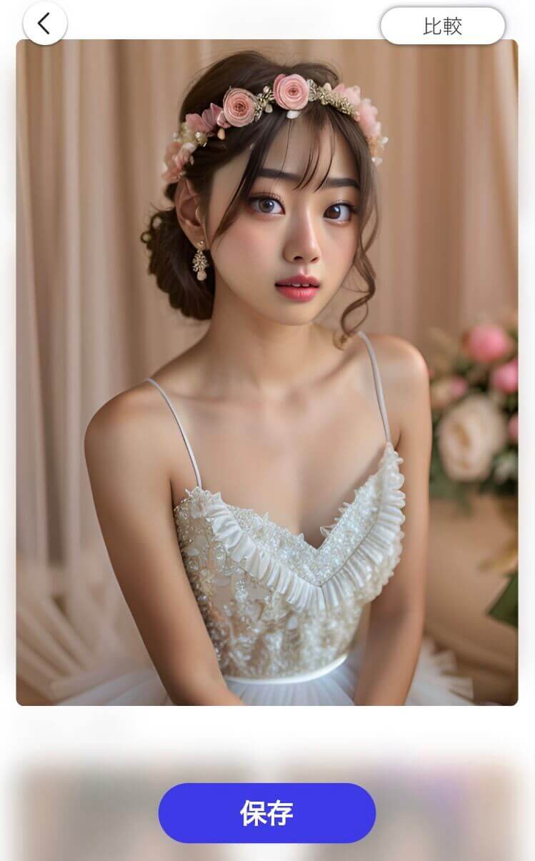 完成したAIコラ画像を保存 完成したAIコラ画像を保存