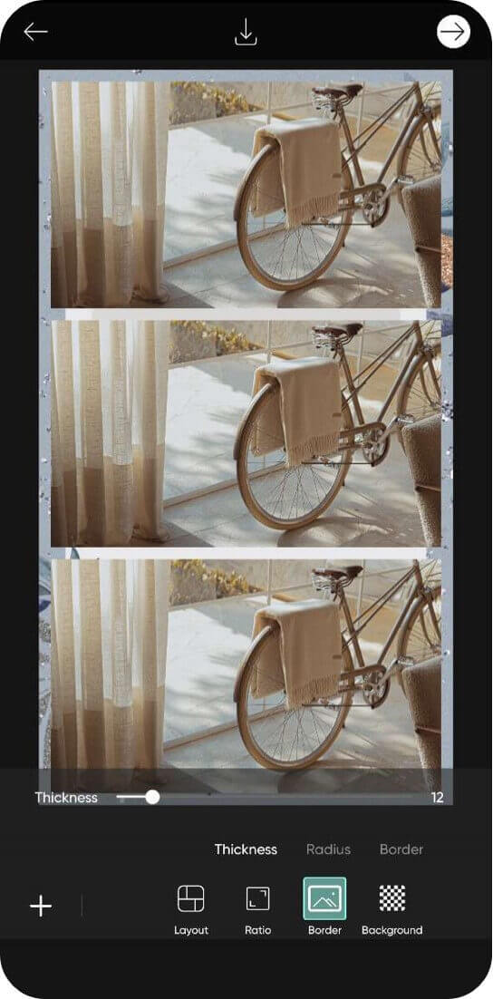 Picsart App Interface : application collage photo gratuit pour montage photo