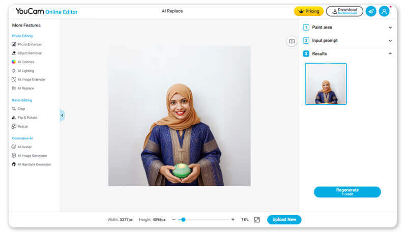 L’IA remplace automatiquement les vêtements sur la photo