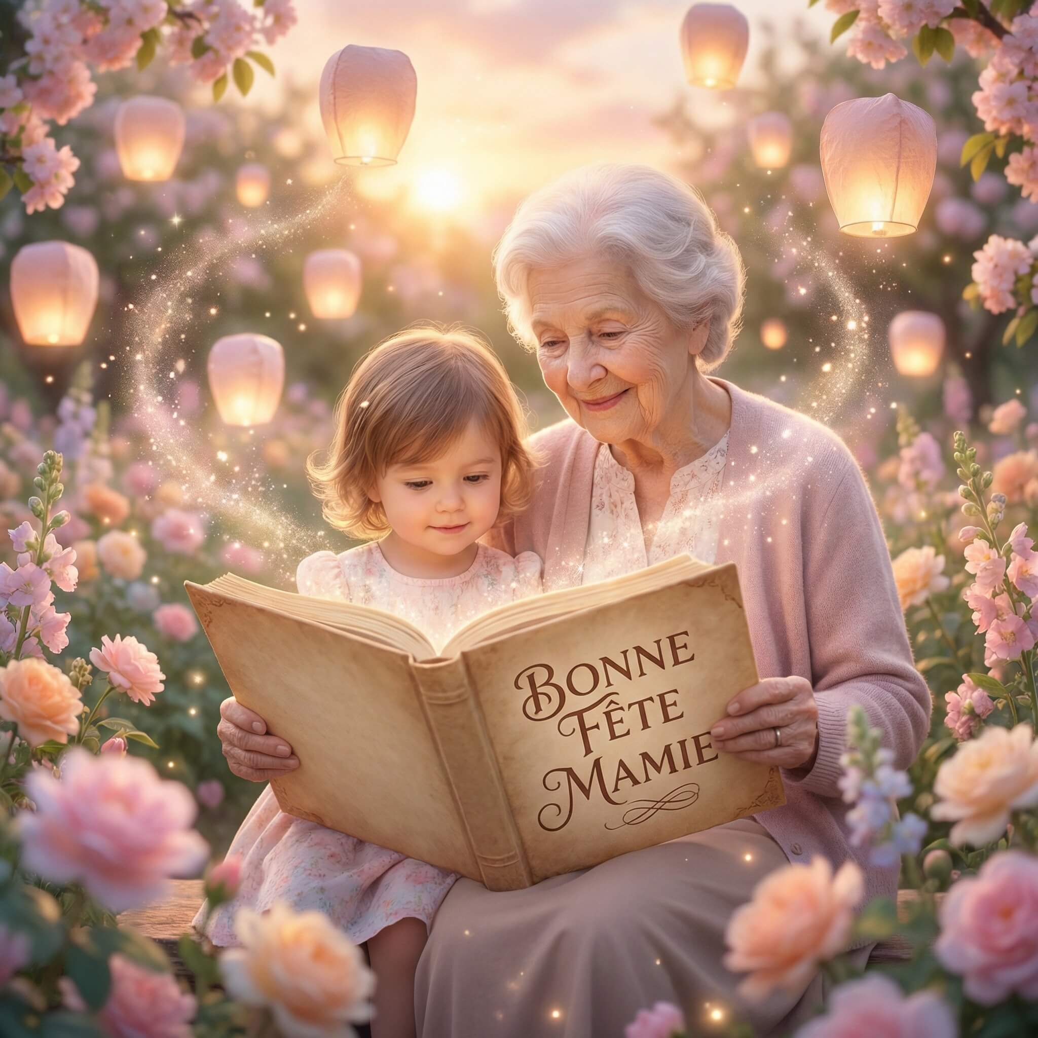 Créer carte bonne fête mamie / créer carte bonne fête grand-mère