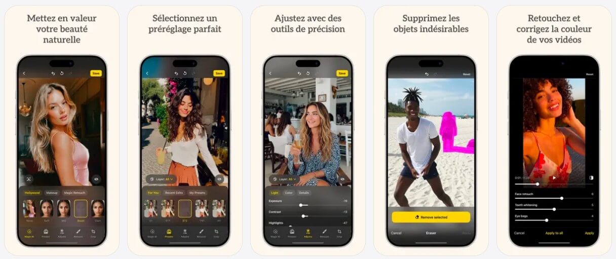 Lensa AI : application retouche photo