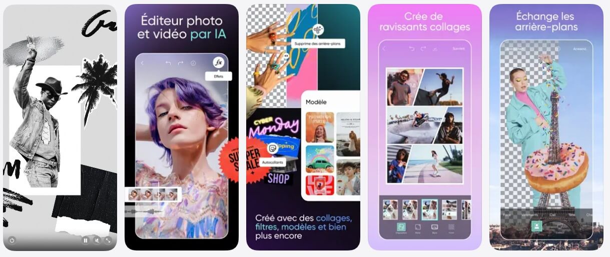 Picsart : application retouche photo