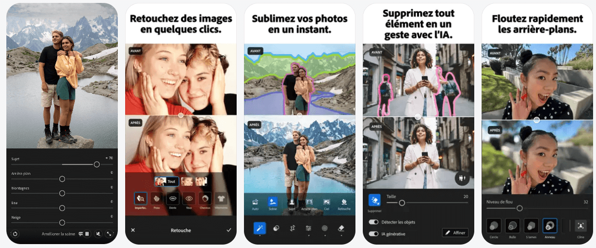 Lighroom : application retouche photo