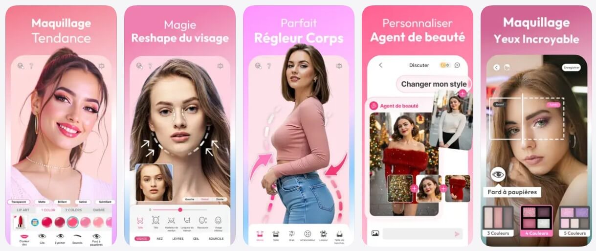 YouCam Makeup : application retouche photo