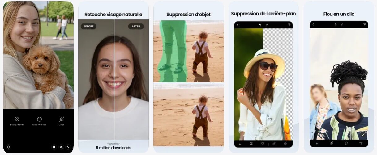 TouchRetouch ; application retouche photo