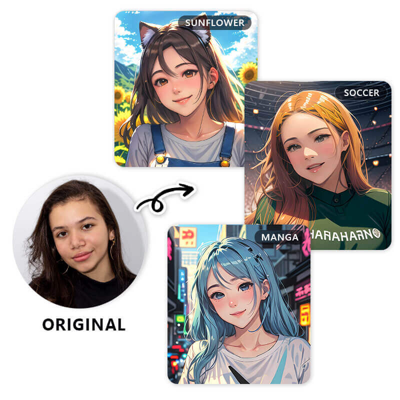 Bild in Comic umwandeln mit YouCam Perfect Wähle aus verschiedenen Comic-Filtern in YouCam Perfect