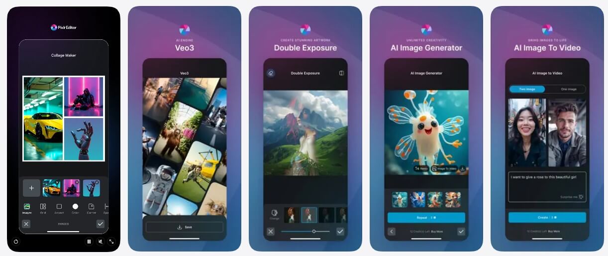 Pixlr : application retouche photo