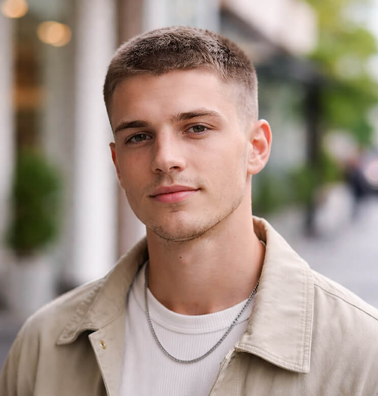 Try on this hairstyle instantly using AI.