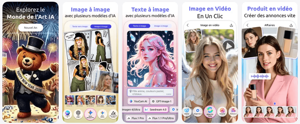 YouCam AI Pro : appli pour animer une photo