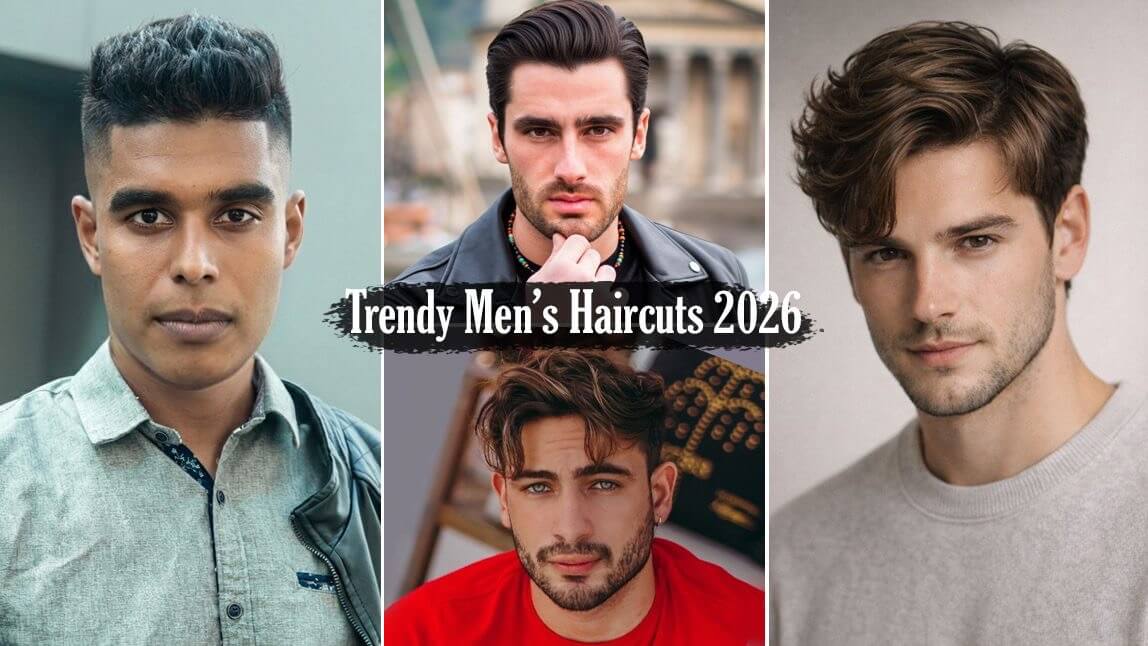 20+ Trendy Men’s Haircuts for 2026 & Virtual Try-On Guide