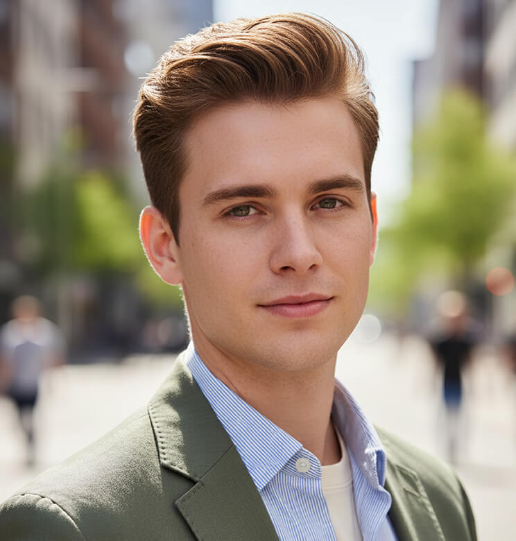 See yourself with this hairstyle in seconds using AI tool.