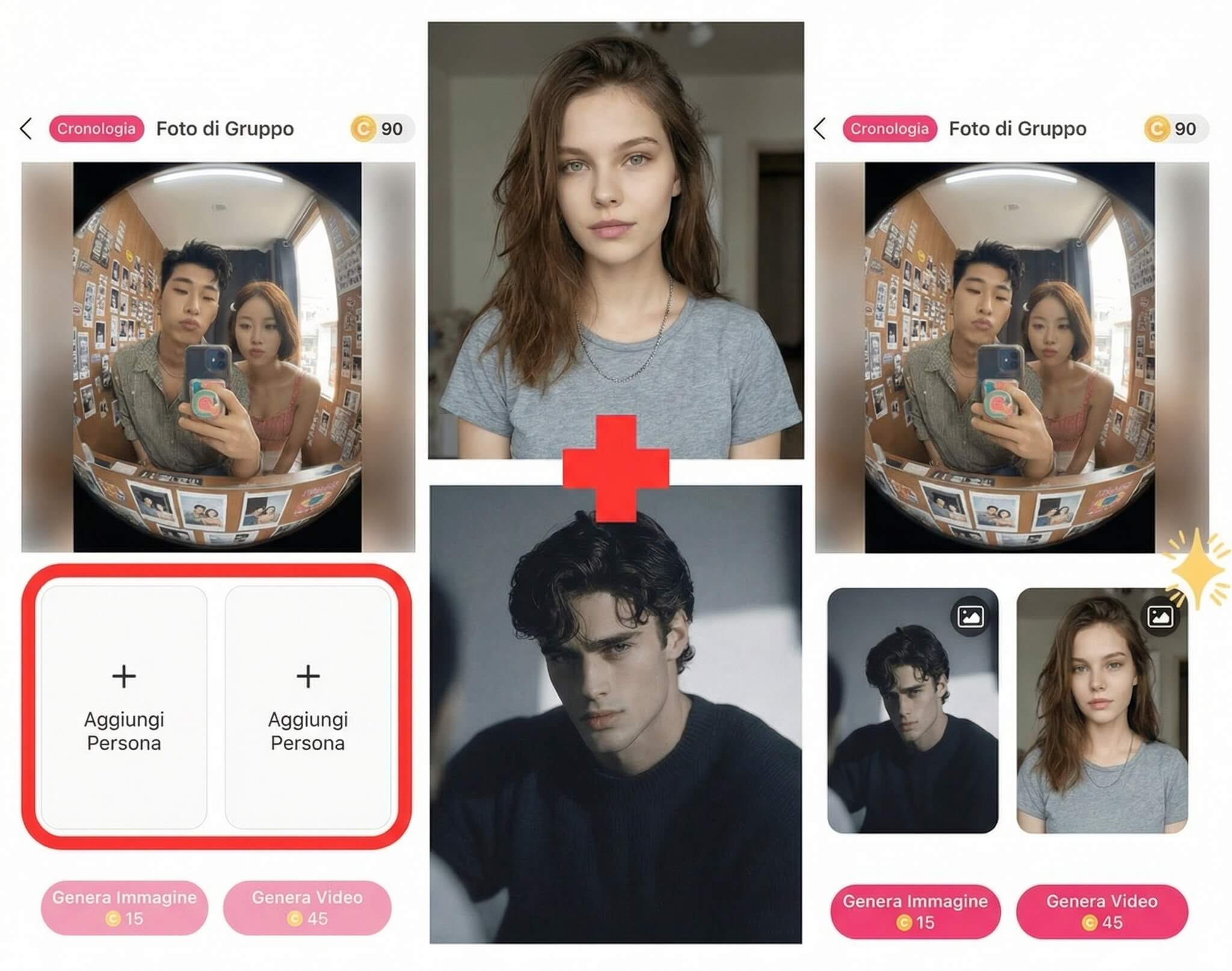 Come Aggiungere Filtro Fisheye con l'App per Modificare Foto YouCam Makeup