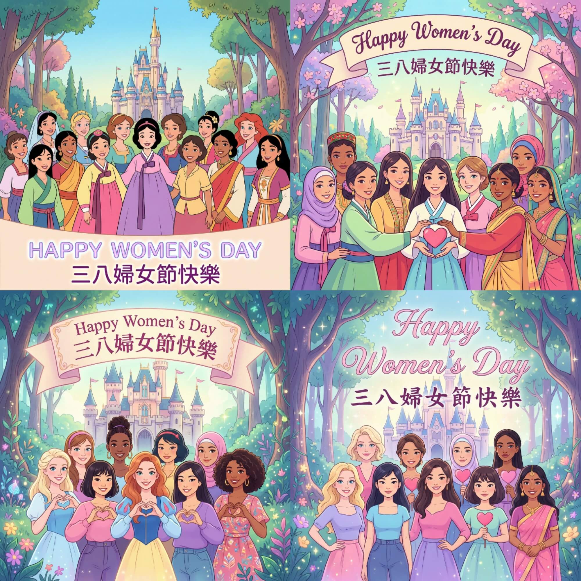 38婦女節快樂圖-婦女節圖片-婦女節早安圖-三八女神節快樂