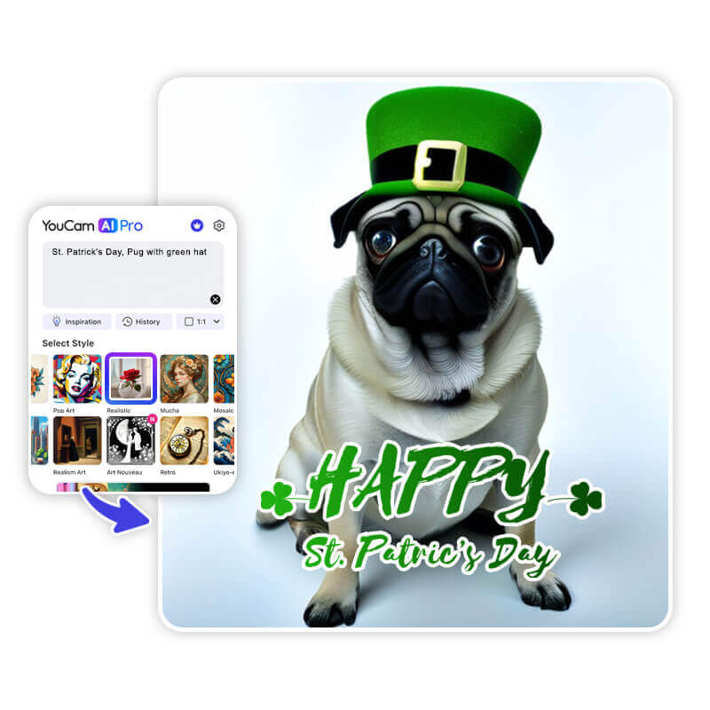 St. Patrick's Day Pet Greeting Images