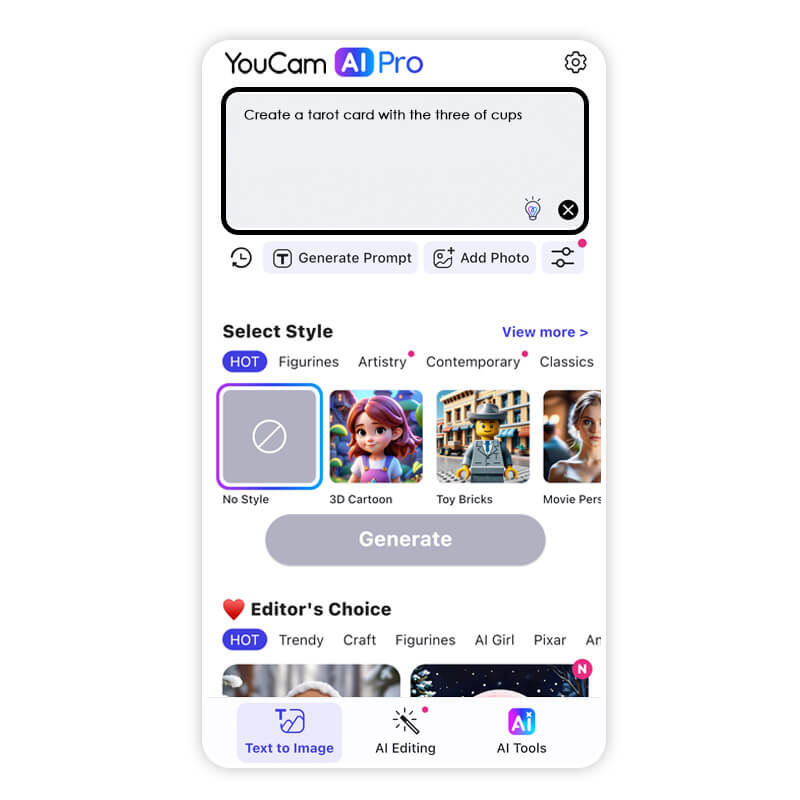 Text-to-Image: Eigene Tarotkarten mit KI-Prompt gestalten