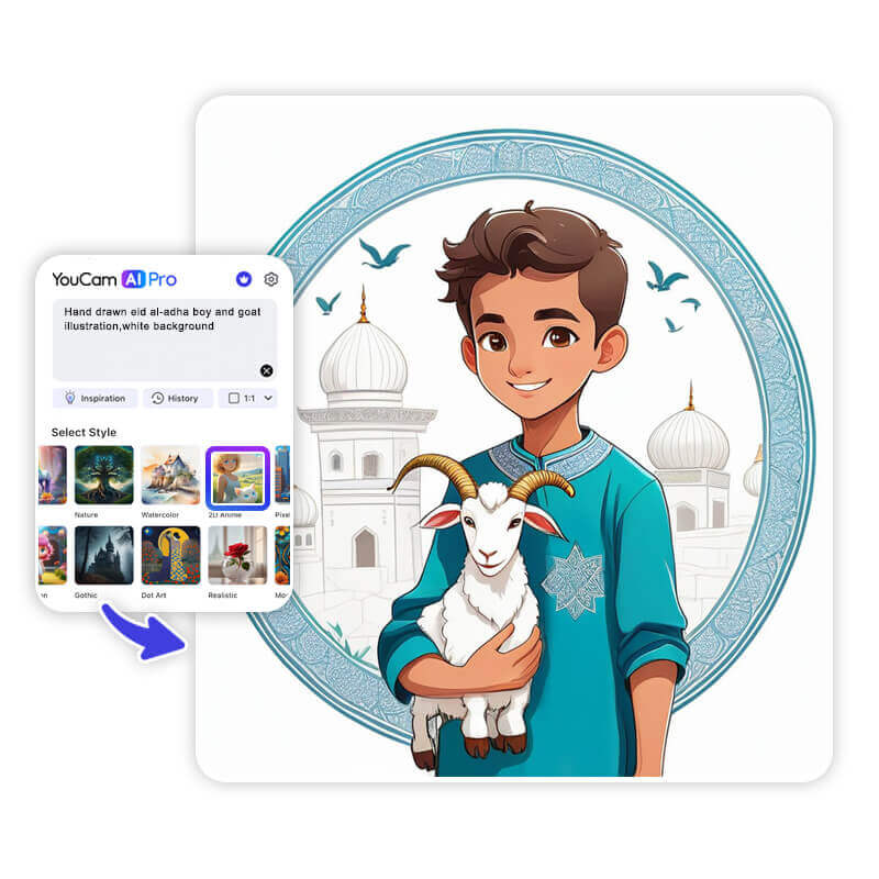 AI Eid Mubarak Images