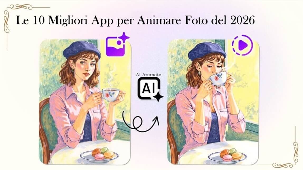 Le 10 Migliori App per Animare Foto con AI del 2026