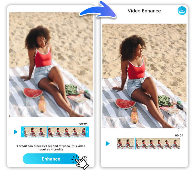 Entpixle mit KI-Magie dein Video in Sekunden!