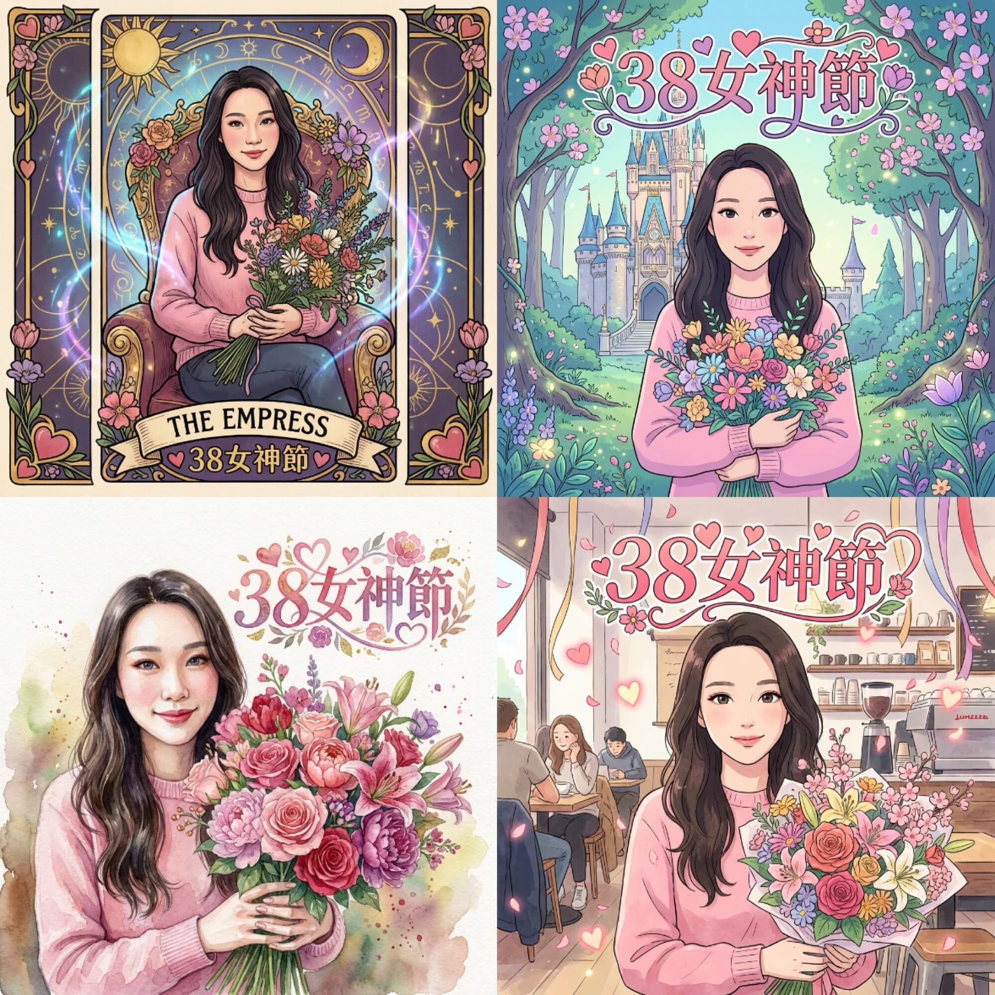 38婦女節快樂圖-婦女節圖片-婦女節早安圖-三八女神節快樂