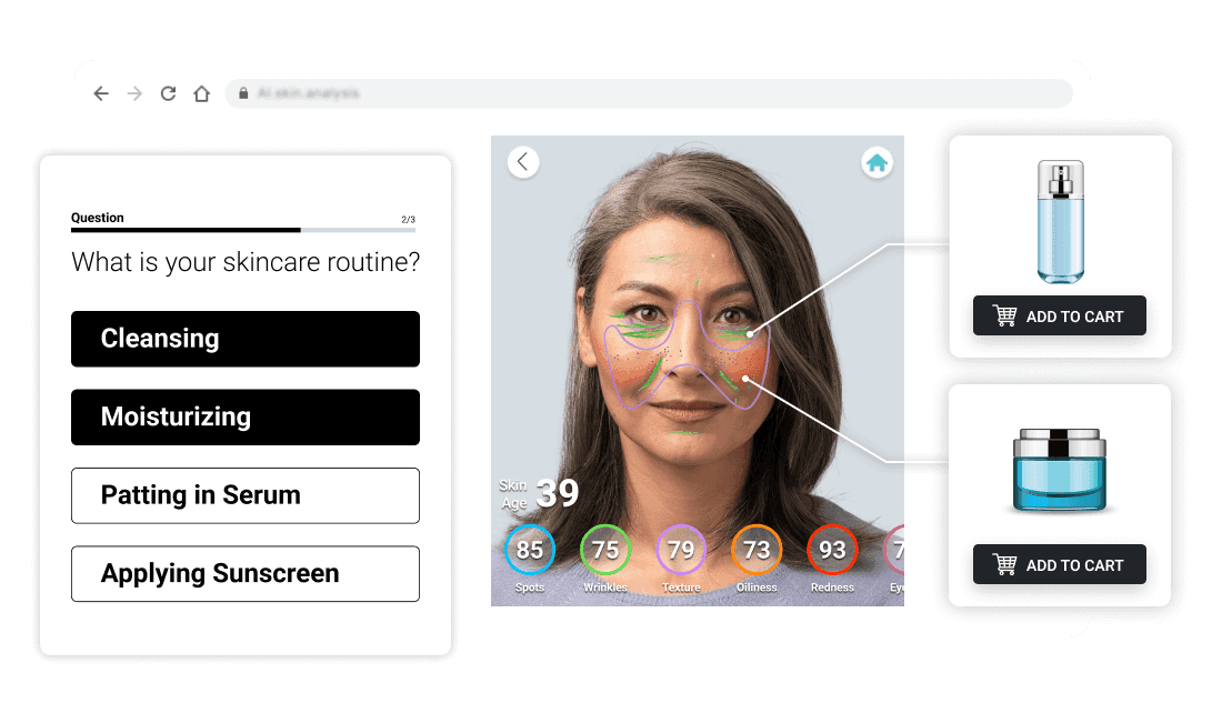 skin analysis product recommendations